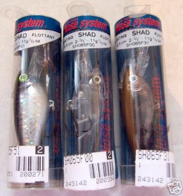Transkei Nose System Lure 2-3/8"" Shad Assortment NEW