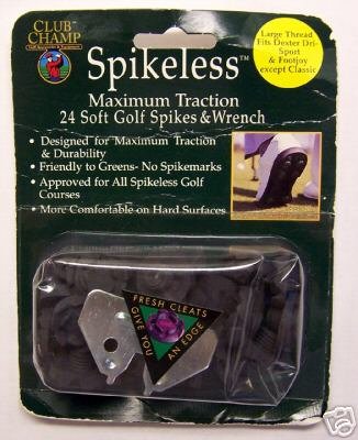 Club Champ Spikeless 24 Soft Spikes & Wrench NEW