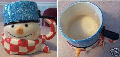 Hallmark Mitford Large Snowman Mug Jan Karon PT3074A