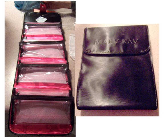 Mary Kay Cosmetic Roll up Bag Travel New