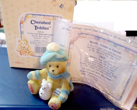 Cherished Teddies #914754 Jack - January Bear
