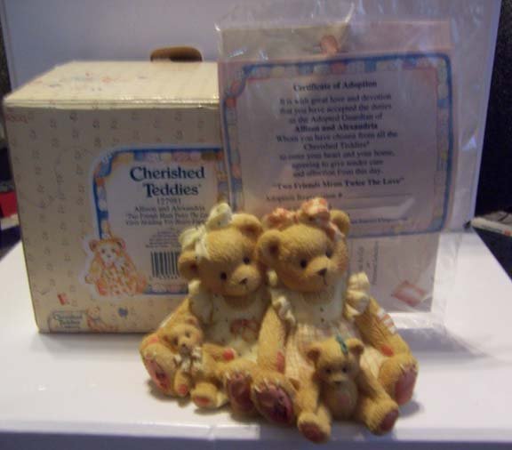 Cherished Teddies #127981 Allison and Alexandria