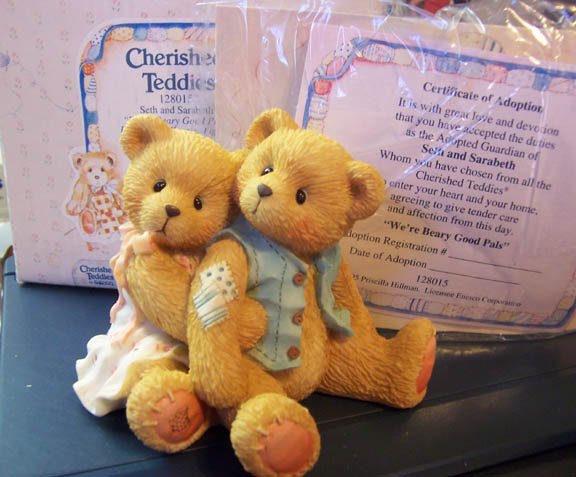 Cherished Teddies #128015 Seth and Sarabeth