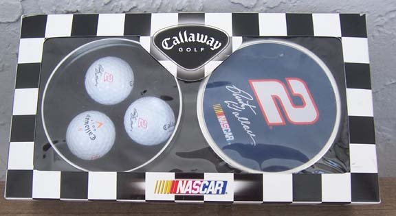 Callaway Golf NASCAR #2 Rusty Wallace Golf Balls in a tin