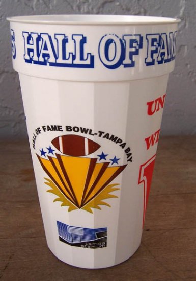 1995 Hall of Fame Bowl Plastic Cup