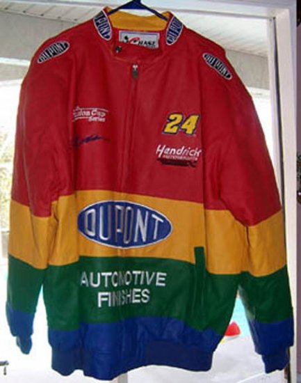 Jeff Gordon Leather Jacket Dupont NEW Condition