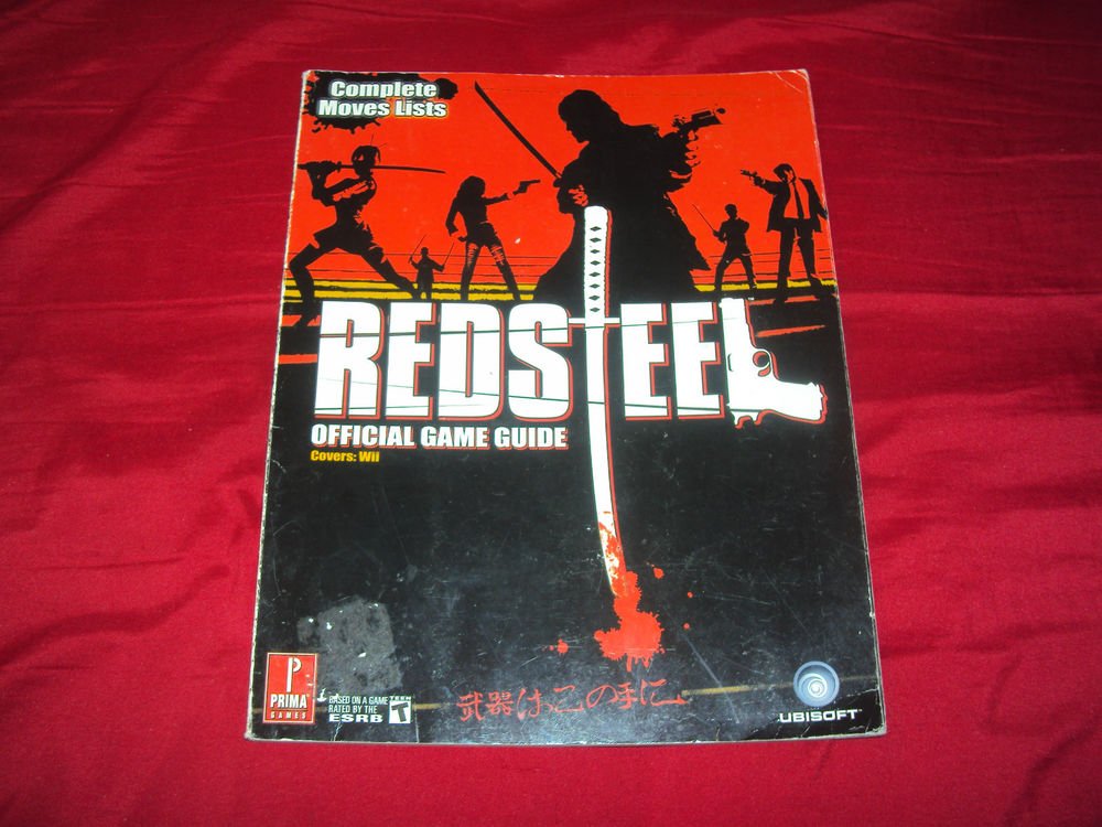 RED STEEL Wii OFFICIAL STRATEGY GAME GUIDE GOOD CONDITION SHIP SAME DAY/NXT