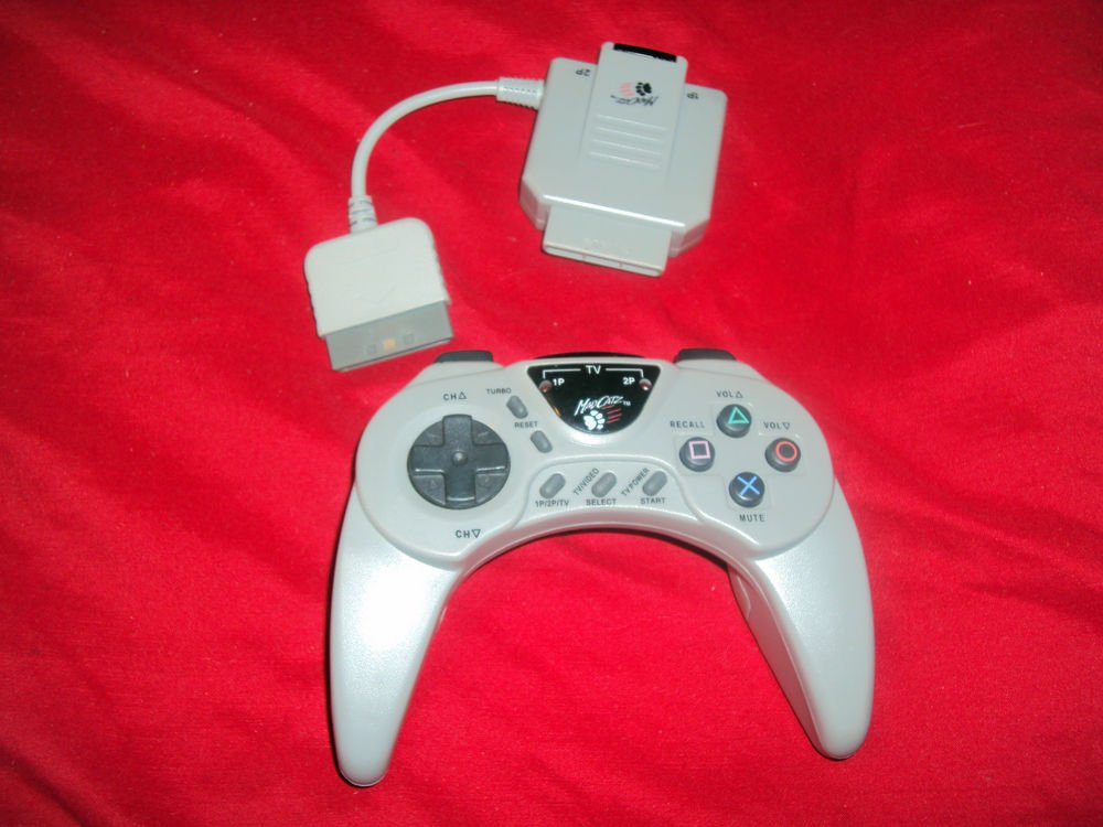 MAD CATZ PLAYSTATION WIRELESS CONTROLLER WITH RECEIVER VG CONDITION