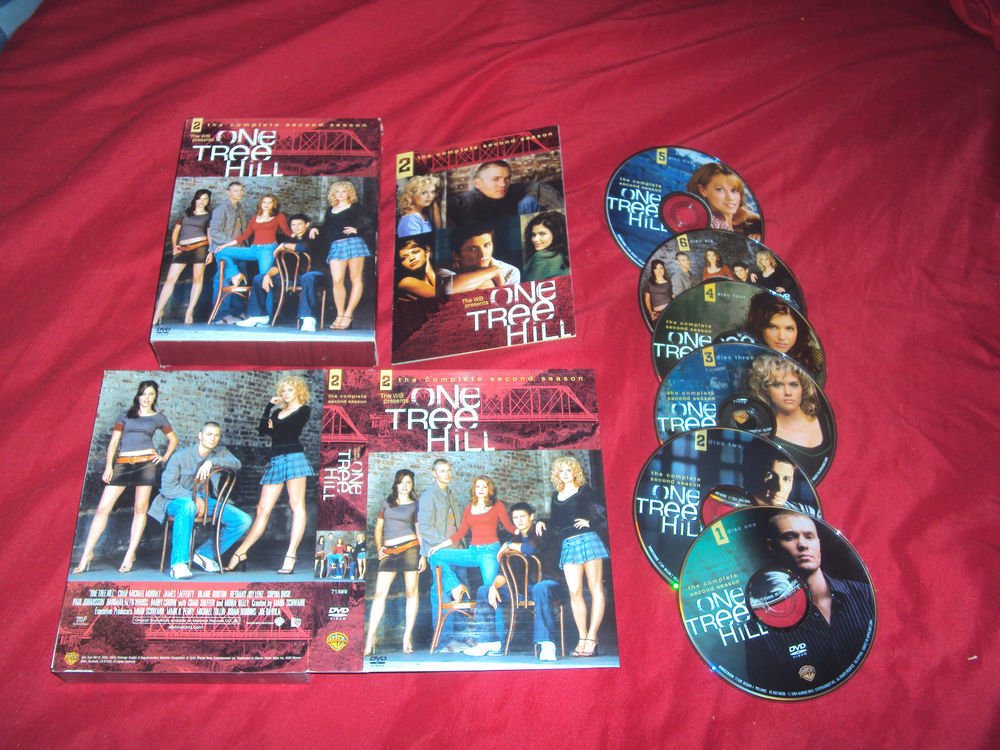 ONE TREE HILL THE COMPLETE SECOND SEASON 2 DVD 6 DISCS BOX ART INSERT & ART CASE