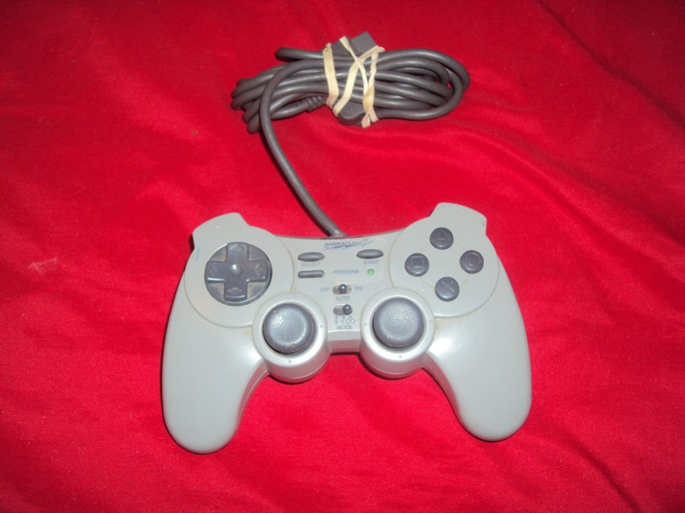 PLAYSTATION PS1 PROGRAMMABLE CONTROLLER INTERACT BARRACUDA 2 SV-1133 VG CONDITON