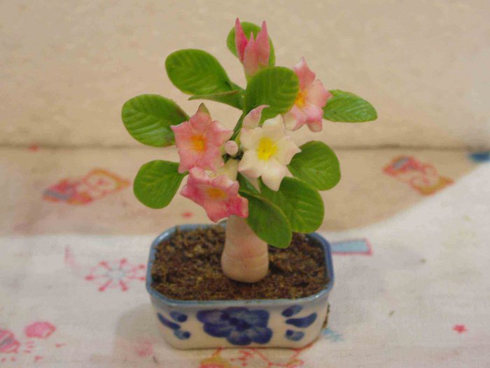 clay flower CL0019