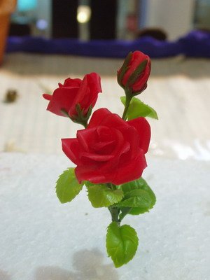 clay flower CL0017