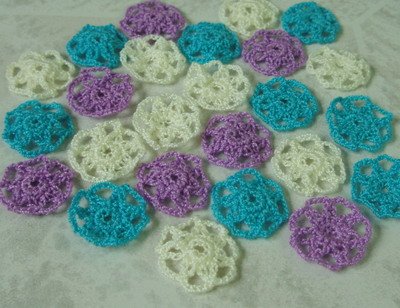 Crochet flower for decoration