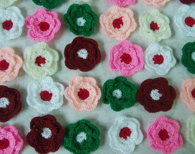 Crochet flower for decoration