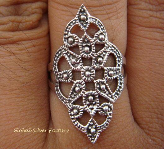 Sterling Silver Bali Filigree Women Ring SR-125-KT