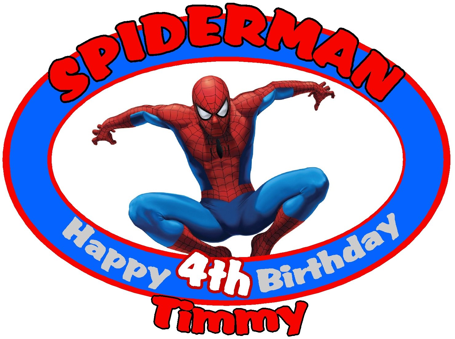 Spiderman Birthday Happy Tshirt Funny Ecrater.