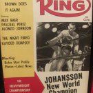 Ring Magazine: August 1959  Ingemar Johansson & Floyd Patterson