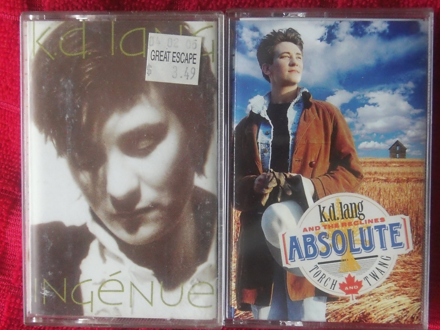 K.D. Lang Cassette Lot (2.99)