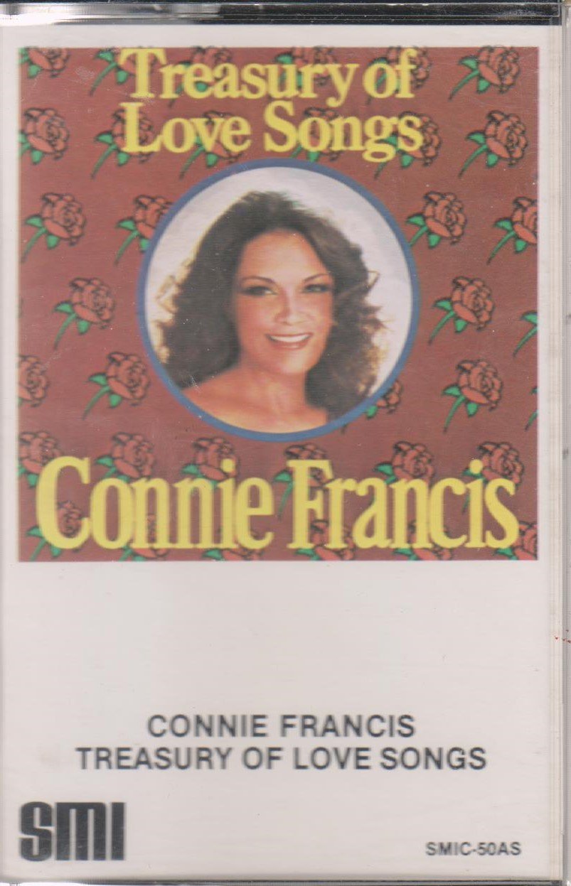 Connie Francis Treasury of Love Songs Cassette (1.99)