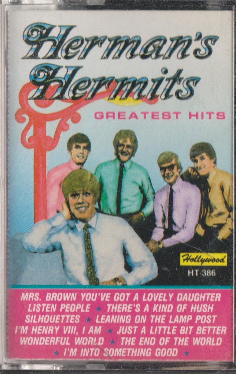 HERMAN'S HERMITS: GREATEST HITS CASSETTE