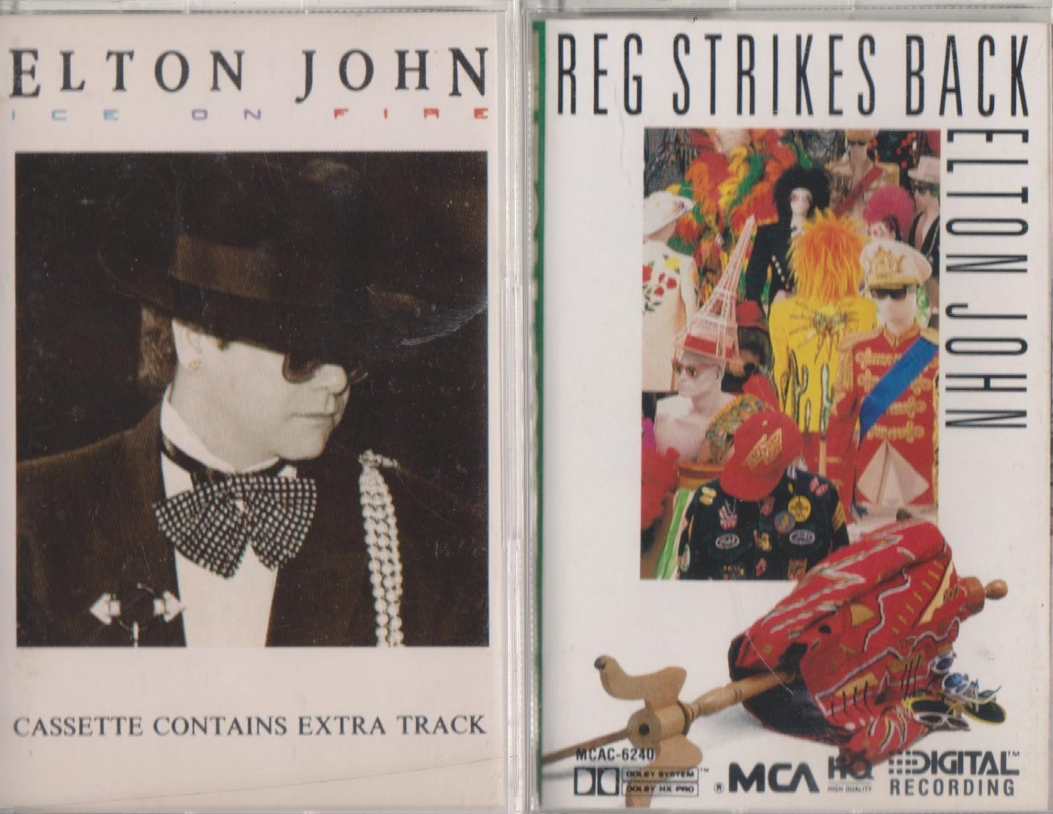 Ice On Fire & Reg Strikes Back - Elton John Cassette (1.99)