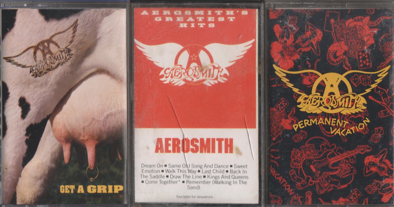 AEROSMITH CASSETTE LOT (2.99)