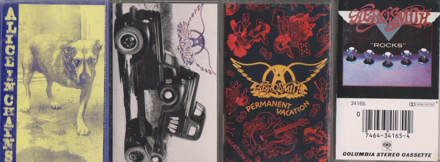 Aerosmith Cassette Lot (3.99)