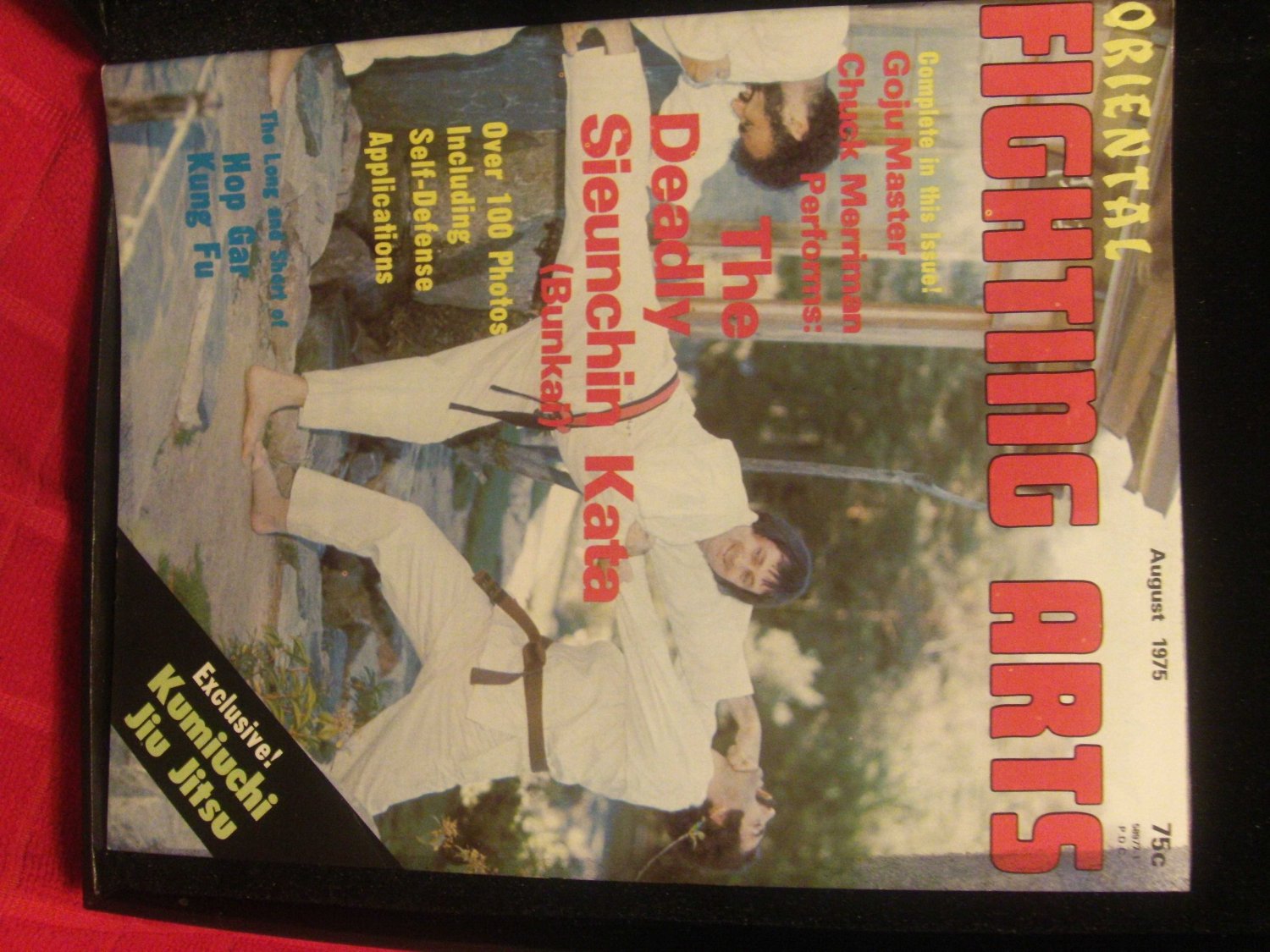 Oriental Fighting Arts magazine AUGUST, 1975 CHUCK MERRIMAN
