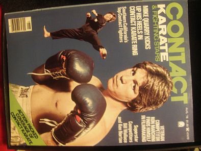 VINTAGE CONTACT KARATE & FIGHTING STARS AUGUST 1976 (2.99)