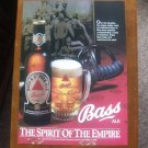 Bass Ale Vintage Magazine ADvertisement (2.99)