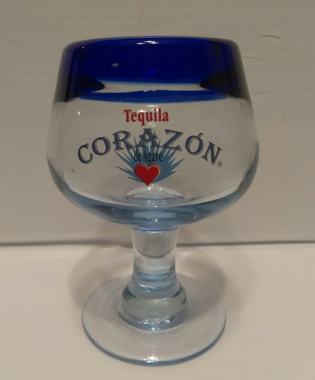Corazon Tequila Heart Logo Cobalt Blue Trim Sniffer