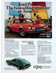 1977 Ford Pinto 3 Door Runabout Best Selling Small Car Vintage Magazine Ad