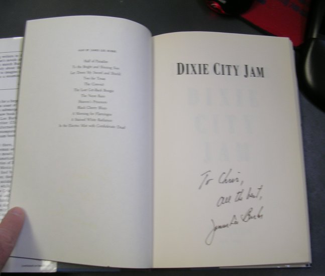 Dixie City Jam - James Lee Burke 1st Edition SIGNED BY AUTHOR