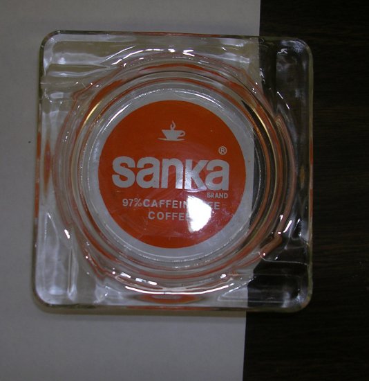 Sanka Coffee Ash Tray