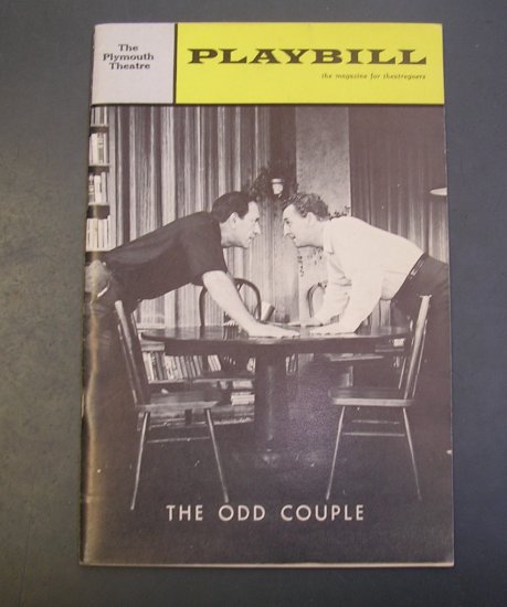 Playbill Magazine Jan 66 The Odd Couple - Jack Klugman