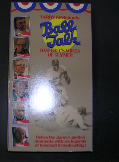 Ball Talk Baseball's Voices of Summer VHS tape