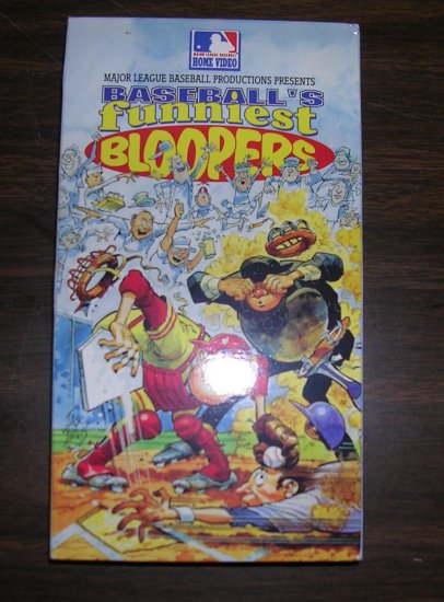 Baseball's Funniest Bloopers VHS Tape 1991