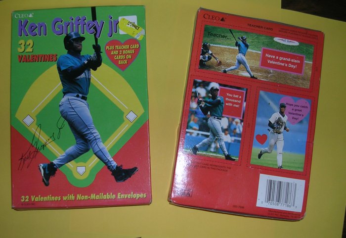 Ken Griffey Jr. Cleo Valentines - 32 count box