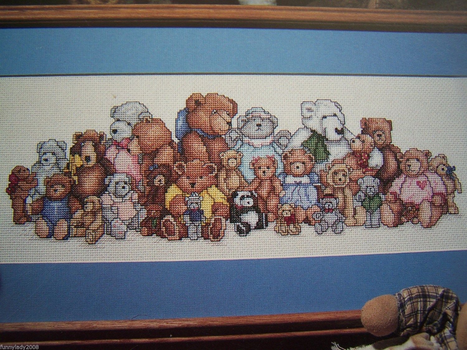 teddy bear cross stitch