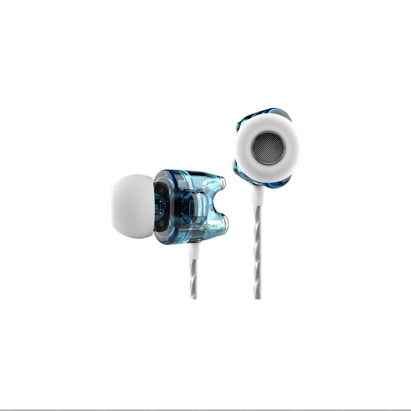 TTPOD T1 (CLEAR BLUE) RETAIL EDITION HIGH DEFINITION DUAL DYNAMIC IN EAR HEADPHONE