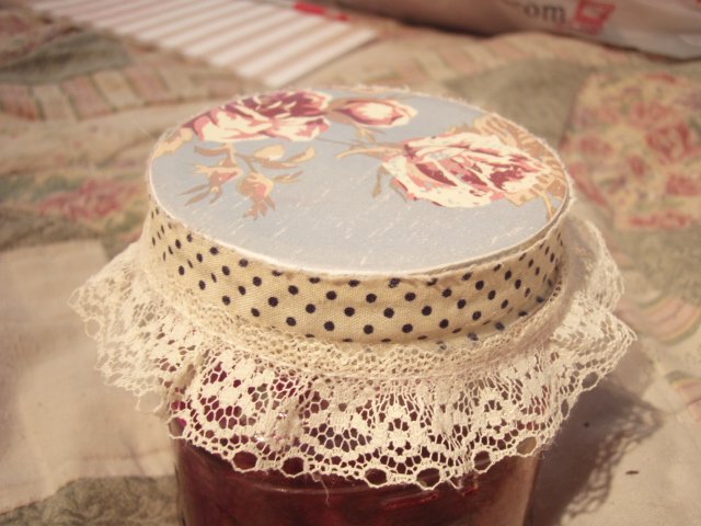 Shabby Chic Romantic Victorian Vintage Jar