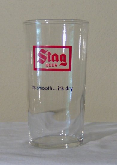 Stag Beer Bar Glass