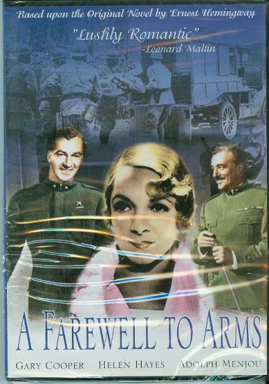 DVD - A Farewell to Arms - Love in wartime