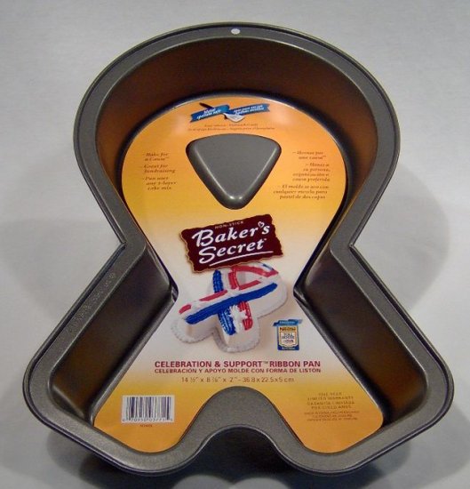 Baker's Secret Celebration and Support Ribbon Pan