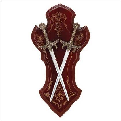 Medieval Swords w/display