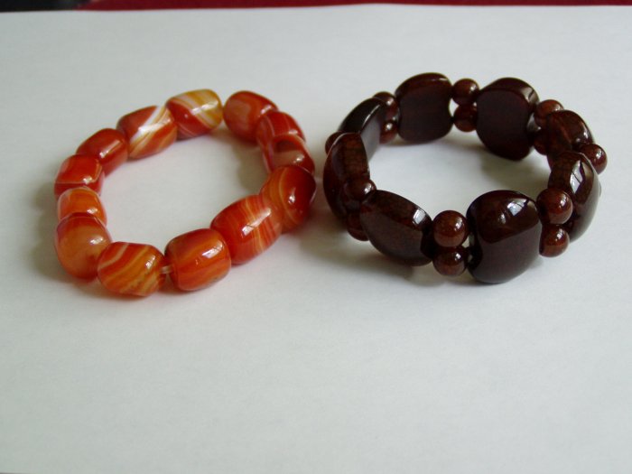 2 Carnelian Bracelets