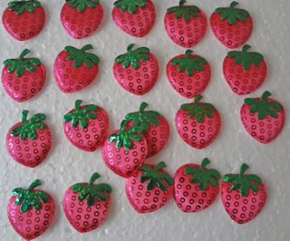 Strawberry Padded Applique