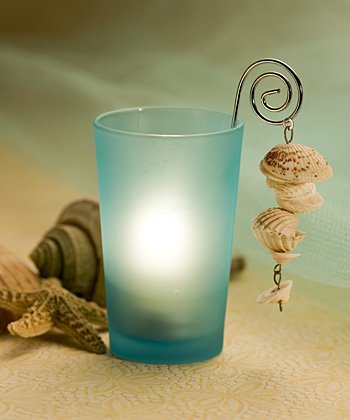 Shell Design Candle Holder Wedding Favors