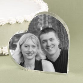 Heart Photo Cake Top