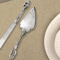 Satin Finish Cake Serving Set - Personalized